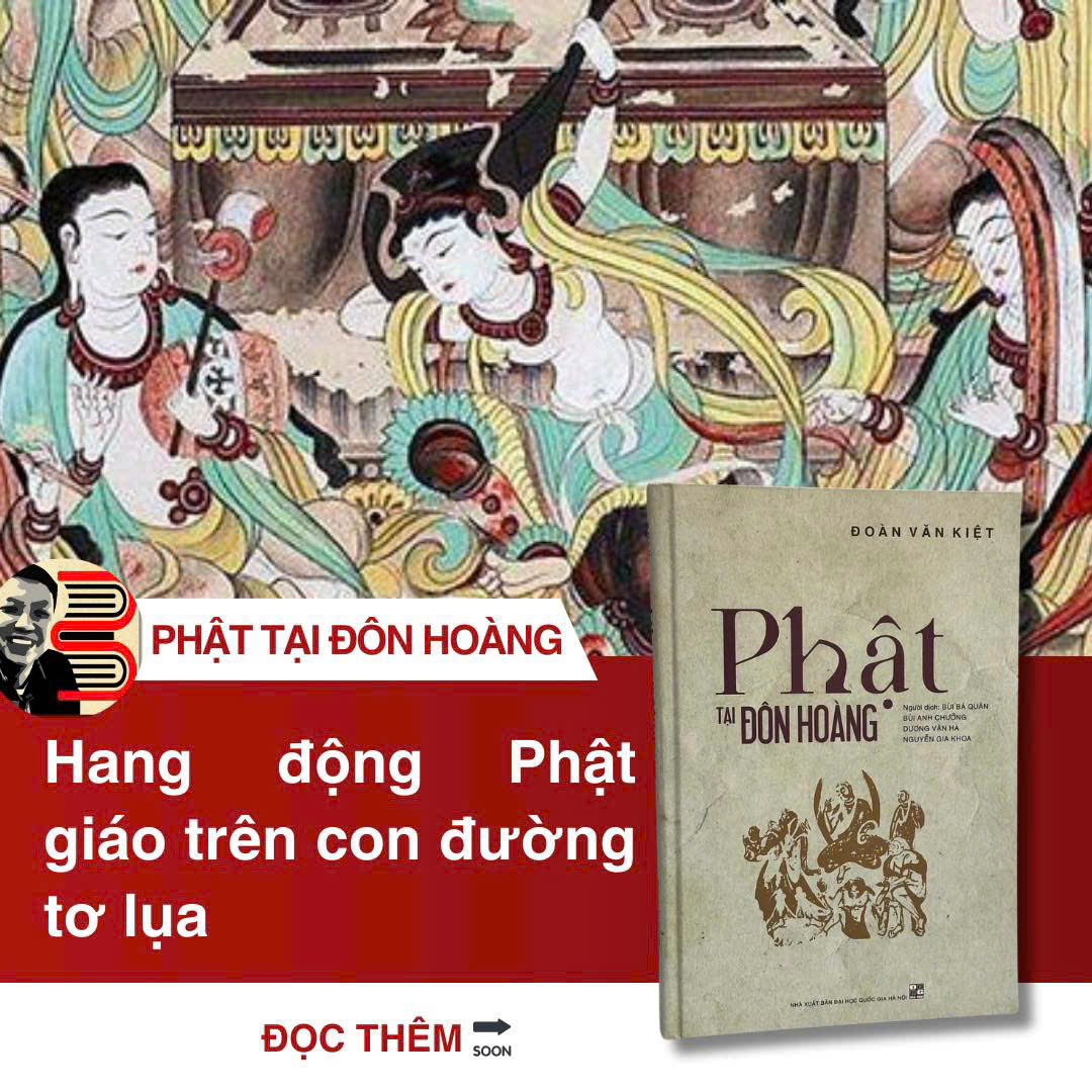 (Tranh in màu) PHẬT TẠI ĐÔN HOÀNG – Đoàn Văn Kiệt – Bùi Bá Quân dịch – NXB ĐHQG