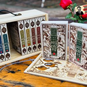 TRỌN BỘ 13 TẬP THẾ CỤC QUỶ CỐC TỬ - Hộp gỗ giới hạn chỉ 600 bộ, nắp trượt quai da PU - Hàn Xuyên Tử - Huy Hoang Bookstore