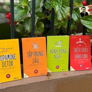 (Combo 4 cuốn) BỘ SÁCH HIỆU XUẤT: Hiệu Suất Đỉnh Cao, Dopamine Detox, Hành Động Ngay, Tập Trung Sâu - Ymate