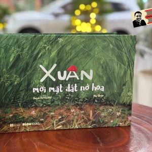 (Bìa cứng – In màu) XUÂN MỜI MẶT ĐẤT NỞ HOA - Mía Studio – Quỳnh Hương (Hũ) – Slowbooks