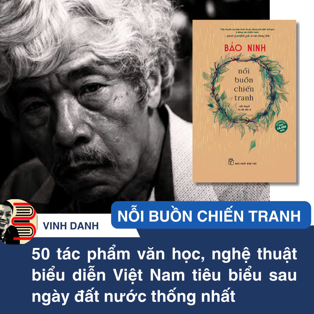 (Sách thuộc 50 tác phẩm VHNT tiêu biểu nhà nước)(Tái bản lần thứ 26, 2025) NỖI BUỒN CHIẾN TRANH – Bảo Ninh – NXB Trẻ