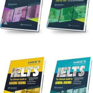 (Bộ 4 cuốn) IELTS LISTENING, IELTS WRITING, IELTS READING ACADEMIC, IELTS READING GENERAL – Mike – BizBooks