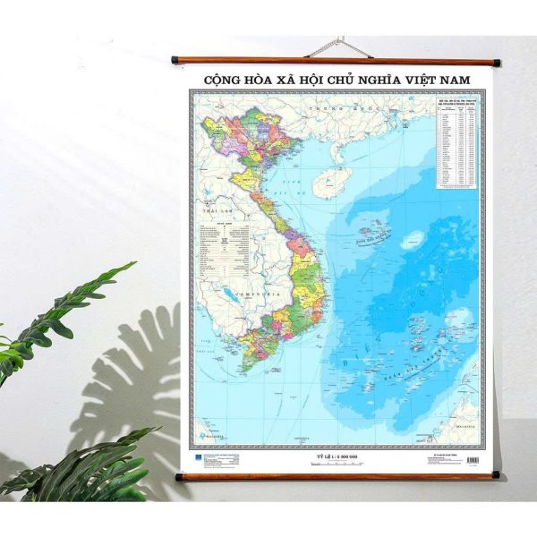 BẢN ĐỒ VIỆT NAM CẬP NHẬT 34 TỈNH THÀNH MỚI NHẤT 2025 - NXB Tài Nguyên - Môi Trường & Bản đồ Việt Nam