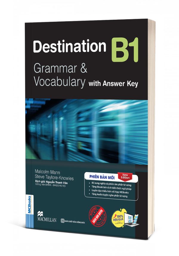 (Phiên bản mới, Tặng Eboook, Audio) DESTINATION B1 GRAMMAR & VOCABULARY WITH ANSWER KEY - Malcolm Mann, Steve Taylore-Knowles - Nguyễn Thanh Vân dịch - Bizbooks