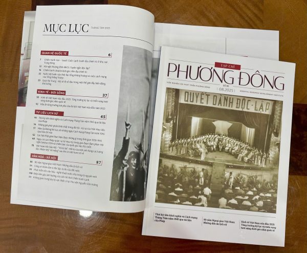 (số 80) TẠP CHÍ PHƯƠNG ĐÔNG 08/2025 – Nhiều tác giả – Viện Nghiên cứu Phát triển Phương Đông