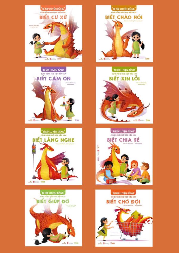 [Trọn bộ 8 cuốn] “BÍ KÍP LUYỆN RỒNG” – CÙNG RỒNG NHỎ HỌC ĐIỀU HAY - Anna Láng – Vizibook