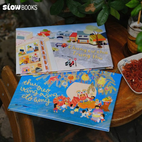 Combo 2 cuốn: CHUNG CƯ CHIA TRUNG THU; THU TREO VẦNG TRĂNG ĐỎ LỰNG - SlowBooks