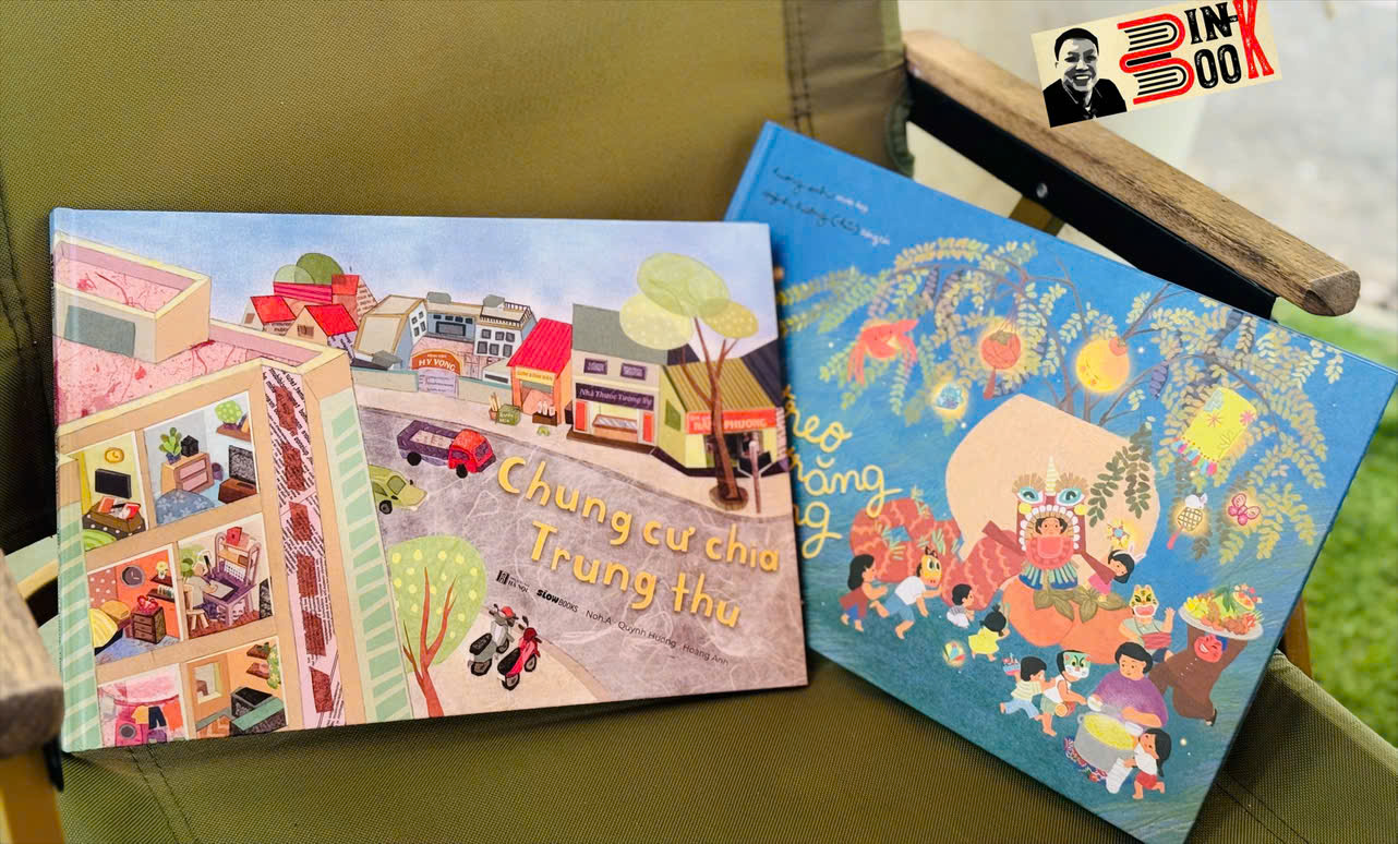 Combo 2 cuốn: CHUNG CƯ CHIA TRUNG THU; THU TREO VẦNG TRĂNG ĐỎ LỰNG - SlowBooks