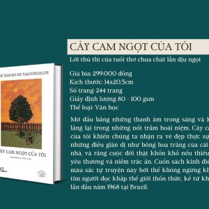 (Ấn bản đặc biệt kỷ niệm 20 năm Nhã Nam) CÂY CAM NGỌT CỦA TÔI – José Mauro de Vasconcelos – Nguyễn Bích Lan, Tô Yến Ly dịch – Nhã Nam - NXB Hội Nhà Văn