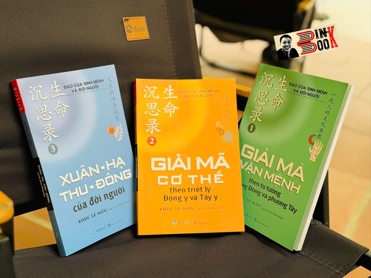 Combo 3 Cuốn Đạo Của Sinh Mệnh Và Đời Người: GIẢI MÃ VẬN MỆNH + GIẢI MÃ CƠ THỂ + XUÂN, HẠ, THU, ĐÔNG CỦA ĐỜI NGƯỜI - Khúc Lê Mẫn – Lê Tiến Thành dịch – Văn Lang Books