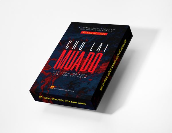 (Ấn bản bìa cứng, có hộp, ruột 100gsm) MƯA ĐỎ - Chu Lai - Vietnambook - NXB Quân Đội Nhân Dân