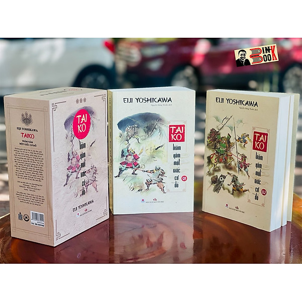 (Giải cứu sách) Boxset 2 tập, tranh minh họa màu - TAIKO - TRĂM NĂM MỘT GIẤC CƠ ĐỒ – Eiji Yoshikawa - Nguyễn Đăng Thuần dịch - Huy Hoang Books - Bìa mềm