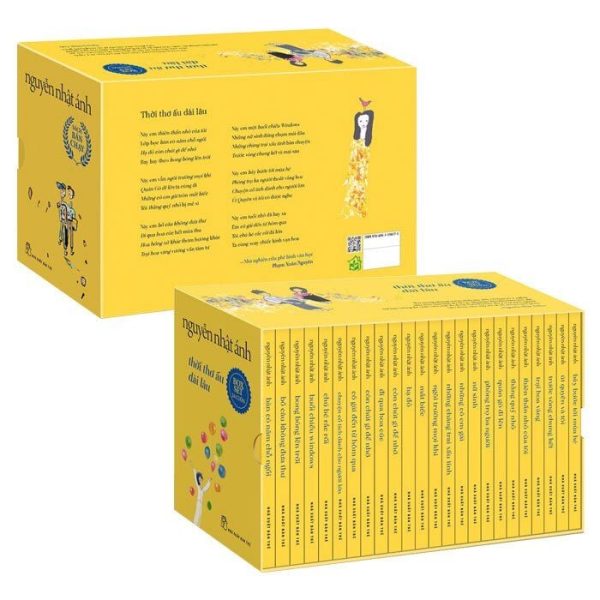 Boxset 24 Cuốn – Thời Thơ Ấu Dài Lâu (Phiên Bản Boxset Vàng Ấm Áp) – Nguyễn Nhật Ánh – NXB Trẻ