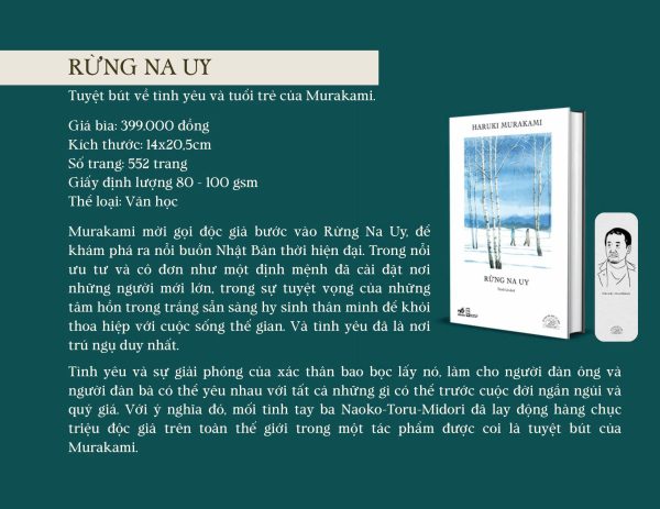 (Ấn bản đặc biệt kỷ niệm 20 năm Nhã Nam) RỪNG NA UY – Haruki Murakami - Nhã Nam