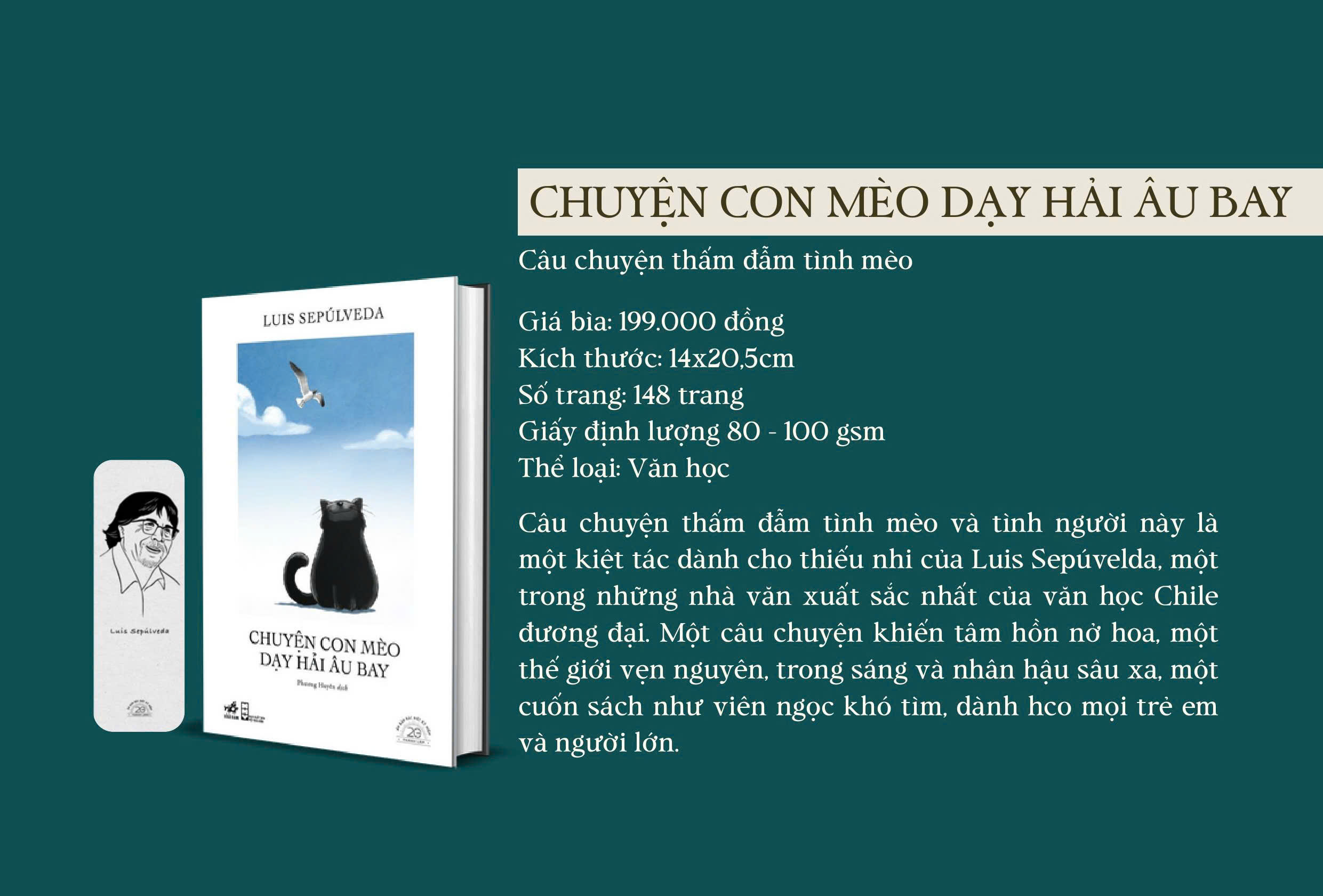 (Ấn bản đặc biệt kỷ niệm 20 năm Nhã Nam) CHUYỆN CON MÈO DẠY HẢI ÂU BAY  – Luis Sepúlveda - Nhã Nam