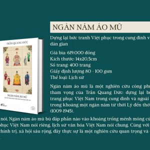 (Ấn bản đặc biệt kỷ niệm 20 năm Nhã Nam) NGÀN NĂM ÁO MŨ –  Trần Quang Đức – Nhã Nam – NXB Thế giới