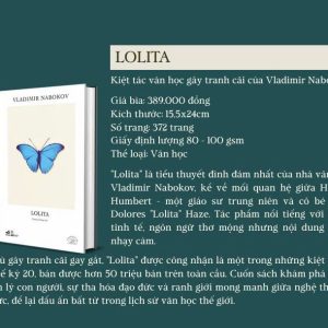 (Ấn bản đặc biệt kỷ niệm 20 năm Nhã Nam) LOLITA - Vladimir Nabokov - Nhã Nam - NXB Hội Nhà Văn