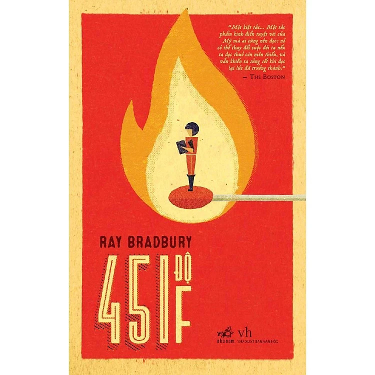 (Bìa cứng) 451 ĐỘ F – Ray Bradbury – Dick Trương dịch - Nhã Nam – NXB Văn Học