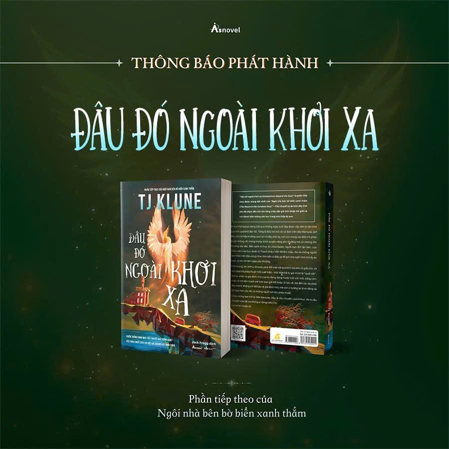 (Tặng kèm bookmark) ĐÂU ĐÓ NGOÀI KHƠI XA – Phần Tiếp Theo Của Ngôi Nhà Bên Bờ Biển Xanh Thẳm - Klune - Jack Frogg dịch - Az Việt Nam - NXB Văn học