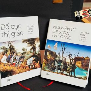 (Combo 2 cuốn) (Bìa cứng) NGUYÊN LÝ DESIGN THỊ GIÁC; BỐ CỤC THỊ GIÁC – Nguyễn Hồng Hưng  - PHANBOOK