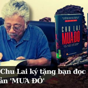 [Sách Quốc Gia 2025] Ấn bản chữ ký tác giả Chu Lai - MƯA ĐỎ Bìa Cứng, Có Hộp - Vietnambook - NXB Quân Đội Nhân Dân