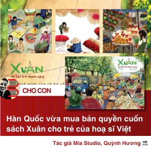 (Tặng kèm tập 5 lì xì, 1 thiệp, 1 bookmark) (Bìa cứng, In màu) XUÂN GỌI BẦU TRỜI NHUỘM NẮNG - Quỳnh Hương, Mía Studio - Slowbooks