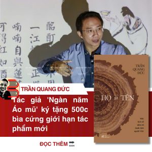 (Bìa cứng, Chữ ký tác giả, In giới hạn 500c) HỌ VÀ TÊN – Một Lịch Sử Nhìn Từ Danh Tính Người Việt – Trần Quang Đức – Nhã Nam