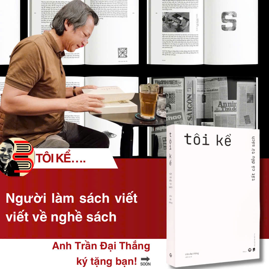(Chữ ký tác giả) TÔI KỂ - Tất Cả Đều Từ Sách - Trần Đại Thắng Viết Và Vẽ - Đông A