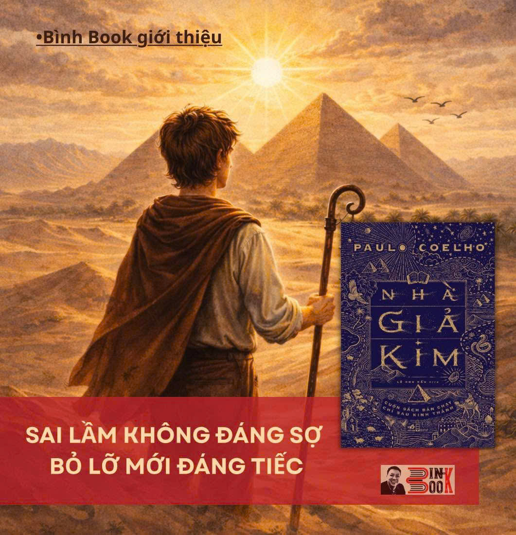 (Tái bản 2026) NHÀ GIẢ KIM – Paulo Coelho – Lê Chu Cầu dịch – Nhã Nam