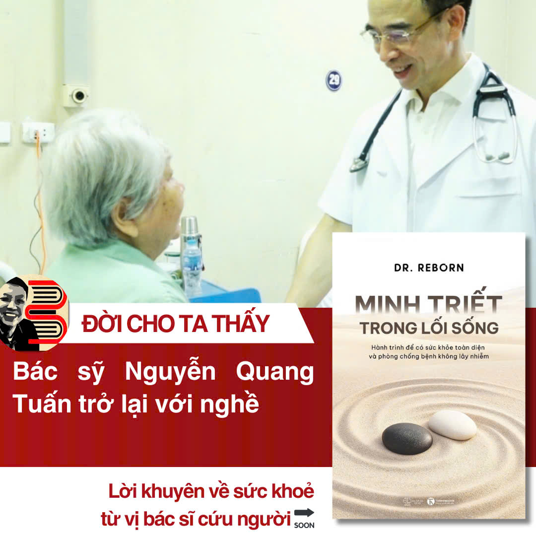 (Tác giả ký tặng) MINH TRIẾT TRONG LỐI SỐNG – Hành trình để có sức khoẻ toàn diện và phòng chống bệnh không lây nhiễm – Bác sĩ Nguyễn Quang Tuấn – Thái Hà Books – NXB Thế Giới