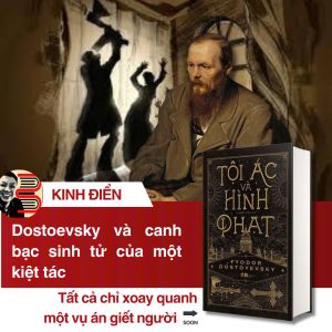 (TÁI BẢN 2026, BÌA CỨNG) TỘI ÁC VÀ HÌNH PHẠT– Fyodor Dostoyevsky - Lý Quốc Sỉnh dịch – NXB Hà Nội - Nhã Nam