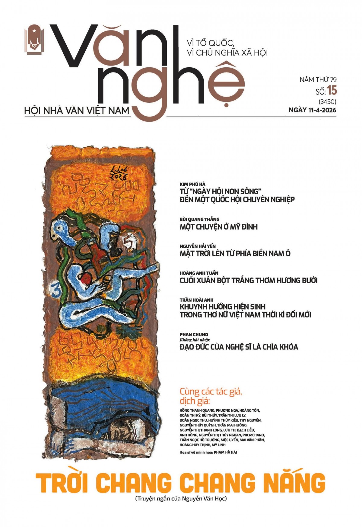 BÁO VĂN NGHỆ - Số 15 - Ra ngày 11/4/2026 Năm thứ 79