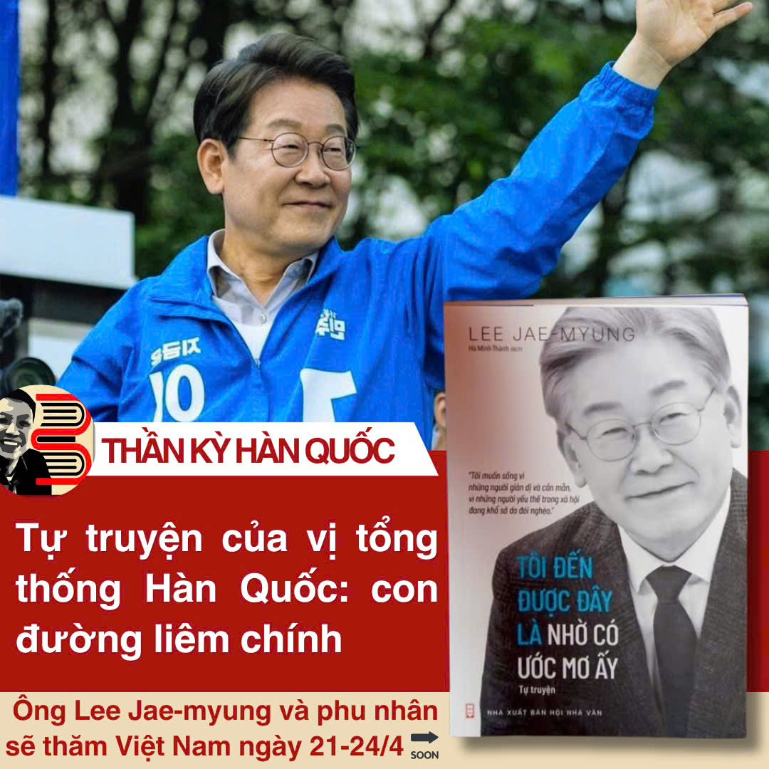 TÔI ĐẾN ĐƯỢC ĐÂY LÀ NHỜ CÓ ƯỚC MƠ ẤY - Tự truyện Tổng thống Hàn Quốc Lee Jae-Myung - Hà Minh Thành dịch - NXB Hội Nhà Văn