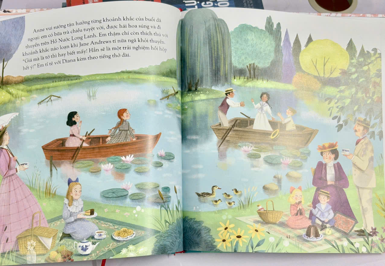 (Bìa cứng) Illustrated Speaial Editions - ANNE TÓC ĐỎ DƯỚI CHÁI NHÀ XANH - L.M.Montgomery & Katherie Woodfine - Matryoshka dịch - Đinh Tị - Ảnh 3