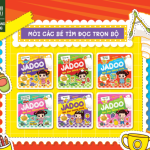 BỘ JADOO BÓC DÁN THÔNG MINH - HelloJadoo - Quỳnh Hương dịch – 1980 Books - NXB Dân Trí