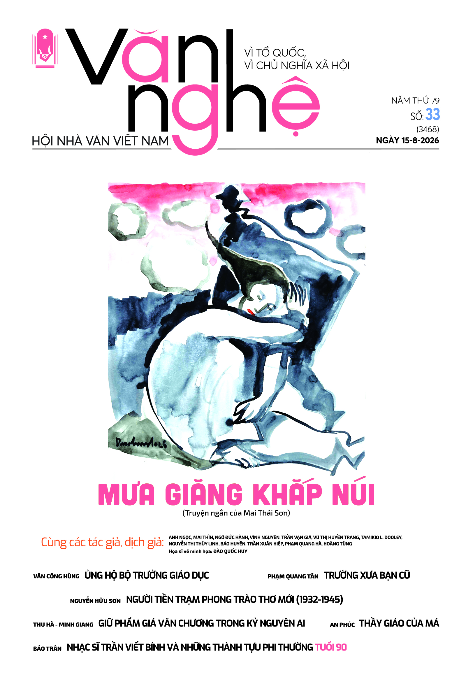 BÁO VĂN NGHỆ - Số 33 - Ra ngày 15/8/2026 Năm thứ 79