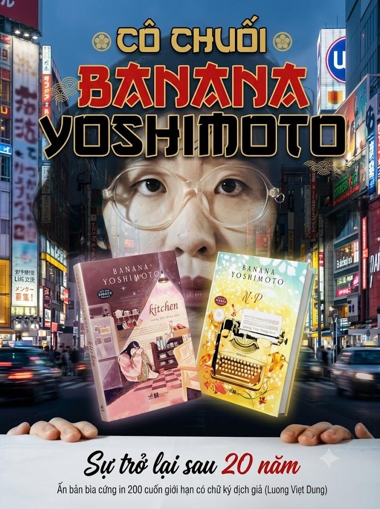 Combo 2 Cuốn Banana Yoshimoto: KITCHEN, N.P - Lương Việt Dũng dịch – Nhã Nam