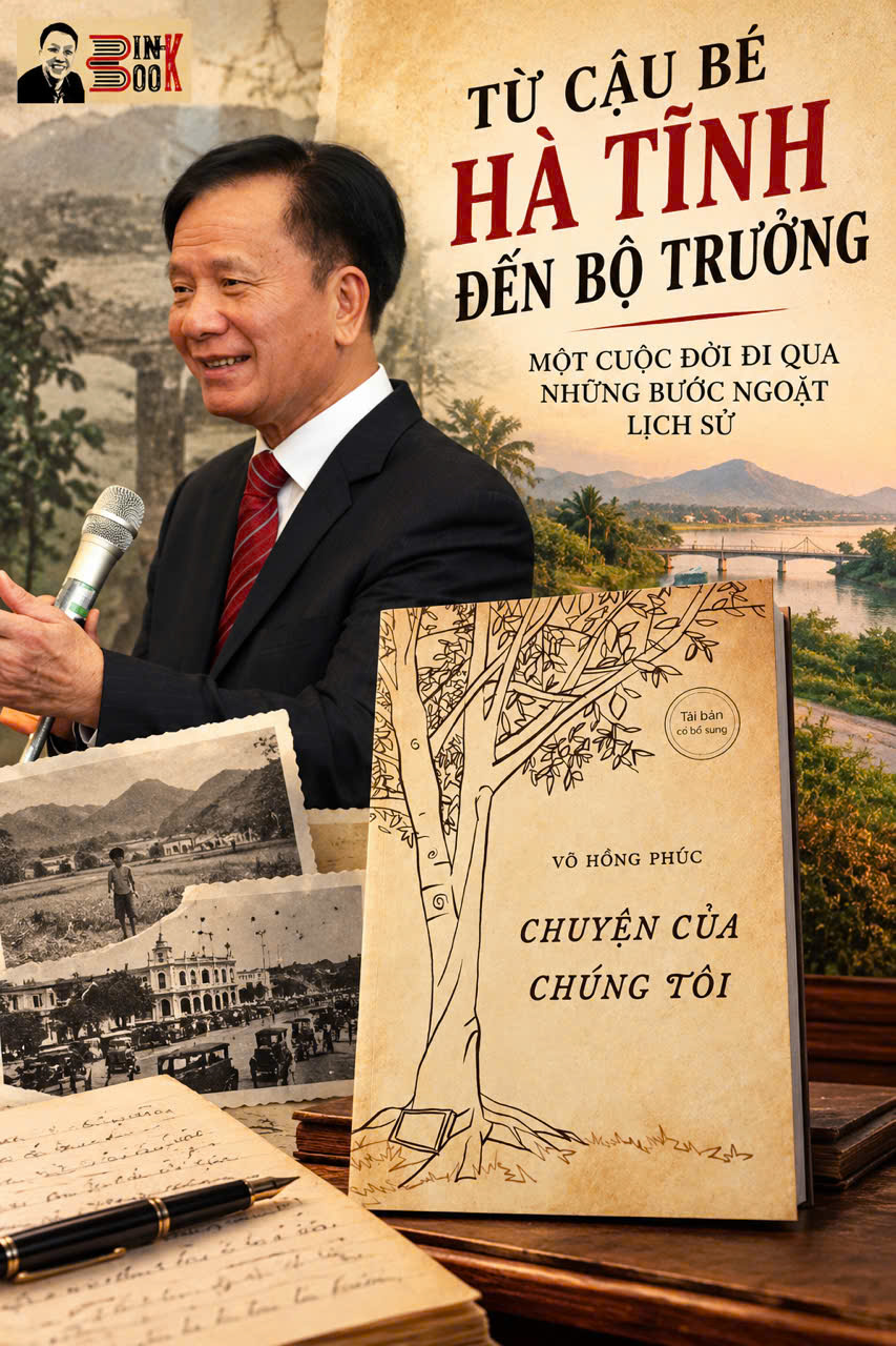 (Tái bản có bổ sung) CHUYỆN CỦA CHÚNG TÔI – Ghi Chép Về Một Thời Để Nhớ - Nguyên Bộ trưởng Võ Hồng Phúc – Alphabooks – NXB Hội Nhà Văn
